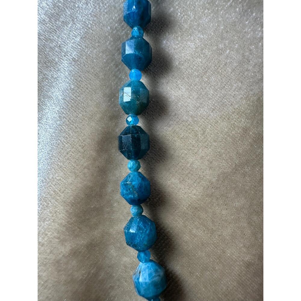 Jay King Neon Blue Appetite Beaded Necklace with Sterling Silver - Picture 7 of 9